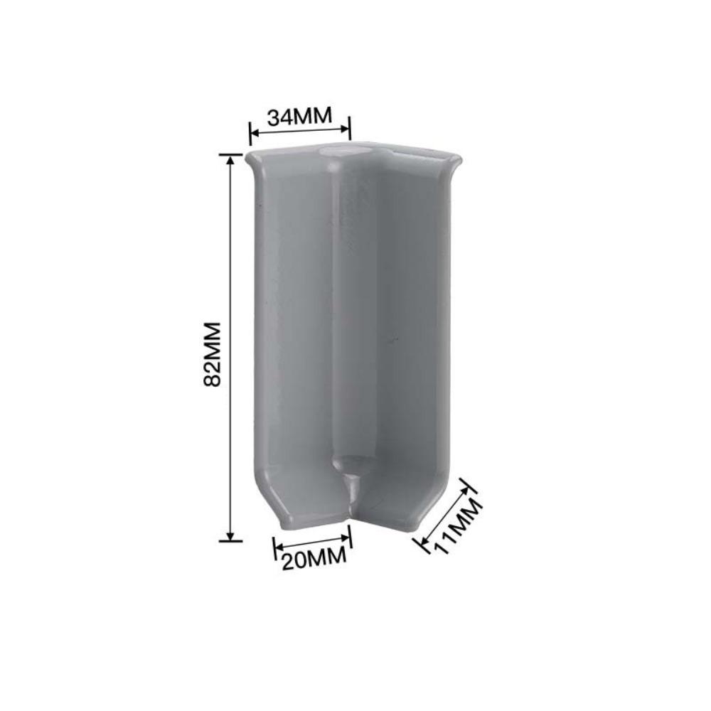 Самоклеящийся настенный плинтус 82 мм высотой, угловой декор для стен