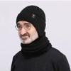 Middle Aged and Elderly Men's Hats for Winter Warmth and Ear Protection Elderly Father and Grandfather's Thick Knitted Woolen Hats for Men In Winter