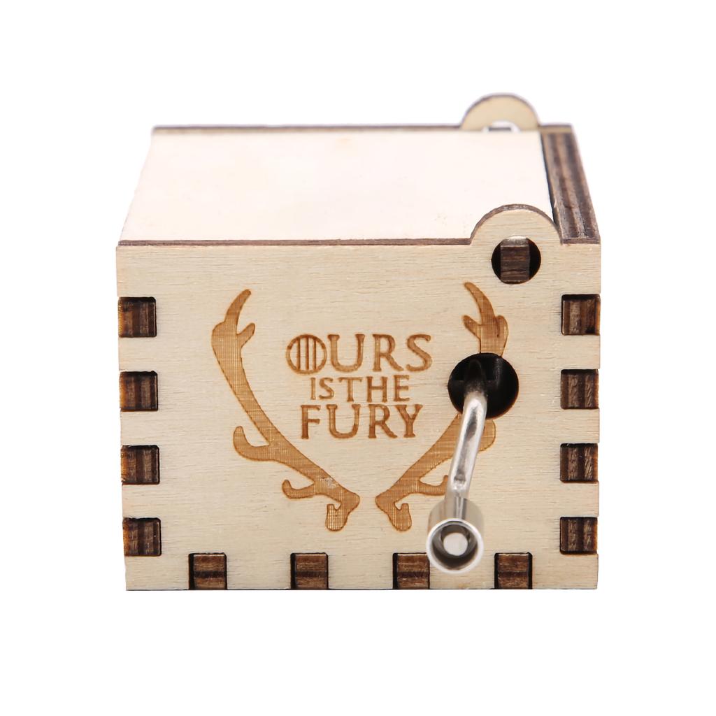 1 шт. деревянная резная ручная музыкальная шкатулка механическая классическая поделка подарок на день рождения