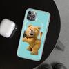 Шаловливый Милый Медведь Смешной Талисман Чехол для Телефона для iPhone 11 12 13 Mini 14 15 Plus 16 Pro Max 17 Air 7 8 + SE Арт Индивидуальный Fu