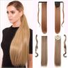 55CM Synthetic Ponytail Hair Fiber Heat-Resistant Straight Hair With Fake Hair Chip-in Hair Extensions Pony Tail Wig