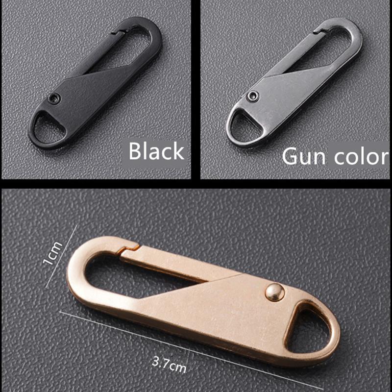 10PCS Universal Zipper Puller Detachable Metal Zipper Head Repair Kits For Zipper Slider DIY Craft Sewing Clothes Accessories