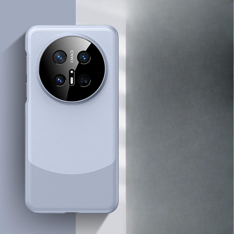 A High-end M70rs All-inclusive Anti-drop Plain Leather Case Suitable for Huawei Mate70pro Phone Case Assembly