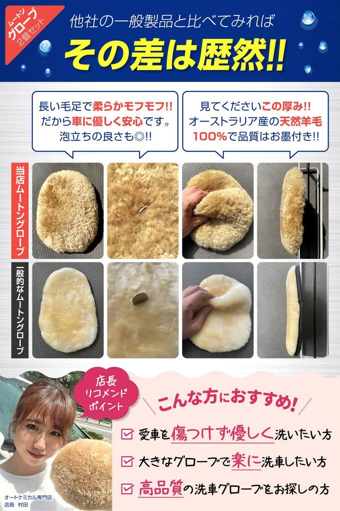 Galacoat Автомойка Мериносовая шерсть Натуральная шерсть Детализирующая щетка Губка, Перчатки, 100% [набор из 5 предметов]