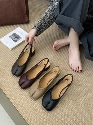 Модные винтажные сандалии в японском стиле, женские модные сандалии с круглым носком, ремешком на щиколотке и пряжкой, повседневная обувь, элегантные, удобные сандалии для женщин