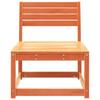 Garden Sofa Wax Brown Solid Pine Wood