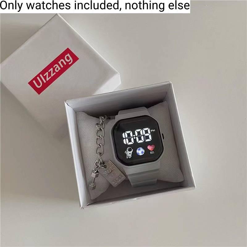 Высокотехнологичные и стильные студенческие спортивные часы с дизайном единорога, водонепроницаемые и со светодиодным дисплеем