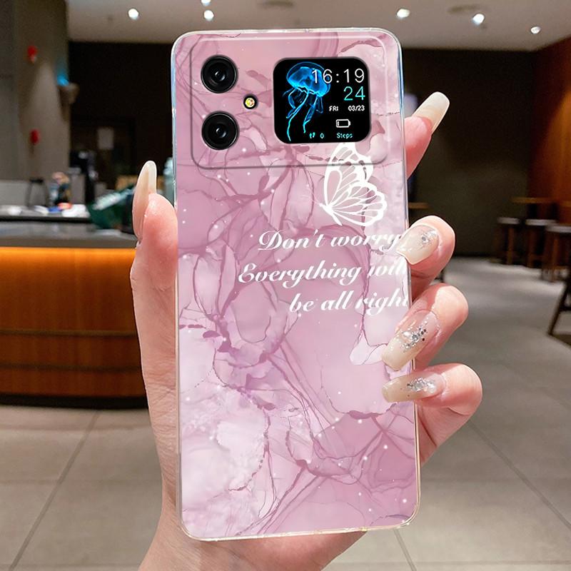 Phone Case For Cubot A20 Butterfly Bow Protective Thin Casing CubotA20 Fundas Coque Transparent Soft Silicone TPU Cover Capa
