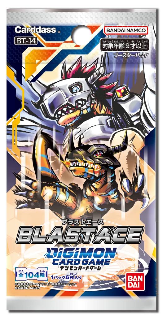 BANDAI Digimon Card Game Booster Pack BLAST ACE 24 Packs Included [BT-14] (BOX)