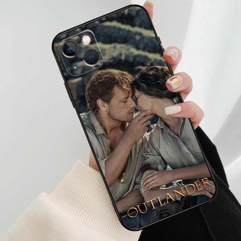 Чехол для телефона Outlander Джейми и Клэр Для iPhone 17 Pro Max 16 15 14 11 12 13 Pro Max mini 15 16 Plus 16e 17 Air Cover