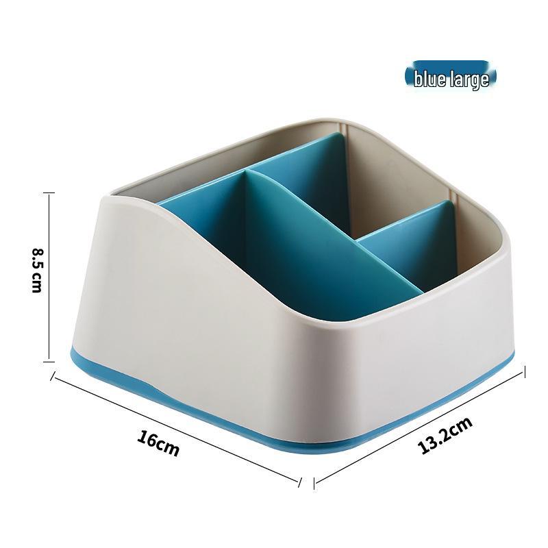 Настольный органайзер для канцелярских принадлежностей с отделениями для маркеров, скрепок, скоб, ластиков и зарядных кабелей