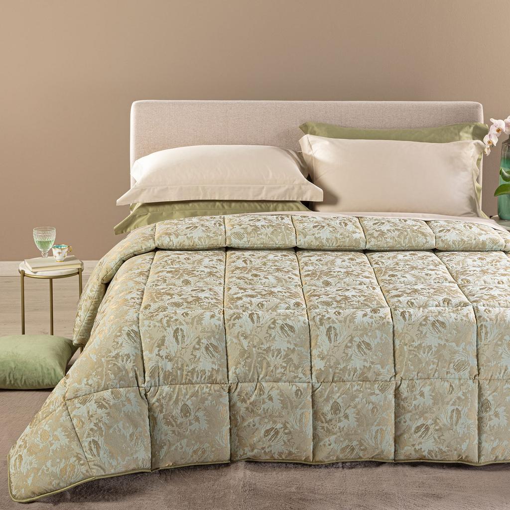 Trapunta Affresco in Raso Jacquard 300 gr/mq