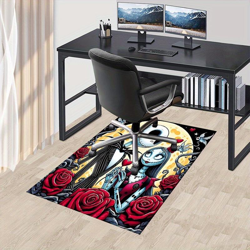 Jack Skellington,Sally,Nightmare Before Christmas Office Carpet Soft Polyester Entrance Carpet Washable Non-slip Machine Washable Indoor Car