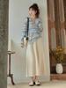 Mishow Женская джинсовая юбка, осень 2023, новые винтажные универсальные свободные элегантные юбки с высокой талией из 100% хлопка, MXC43B0110