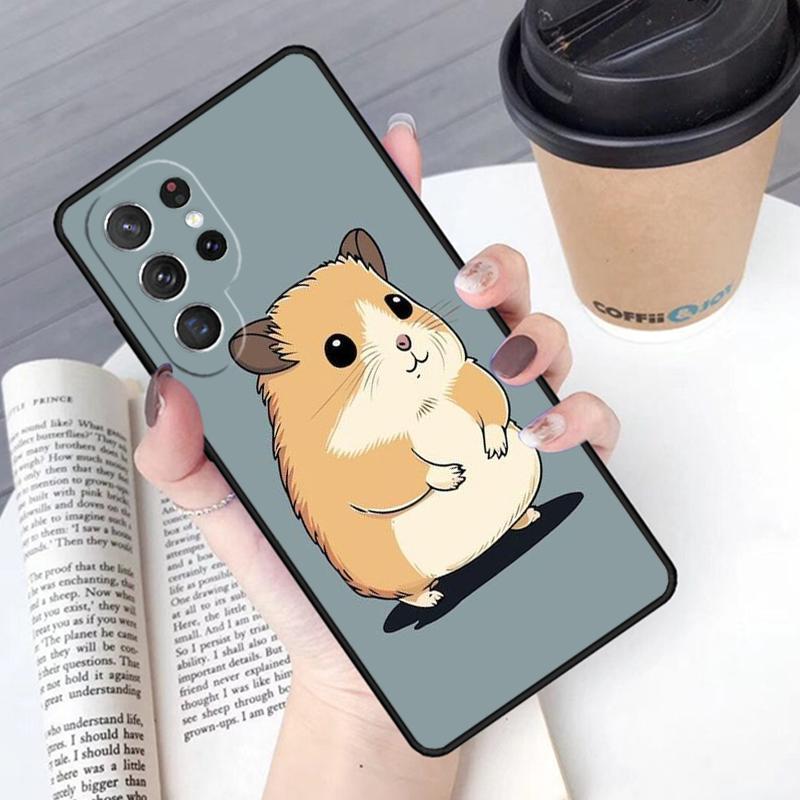 Милый Милый Питомец Хомяк Чехол для Телефона Обложка Для Samsung Galaxy S24 S25 Ultra S21 S22 Ultra S10E Note 10 Plus Note 20 FE S23