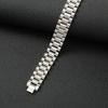 European and American Trendy Light Luxury Style High-quality Fashionable 15mm Wide Watch Chain Titanium Steel Bracelet
