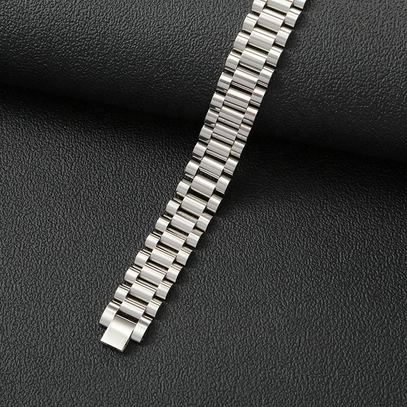 European and American Trendy Light Luxury Style High-quality Fashionable 15mm Wide Watch Chain Titanium Steel Bracelet