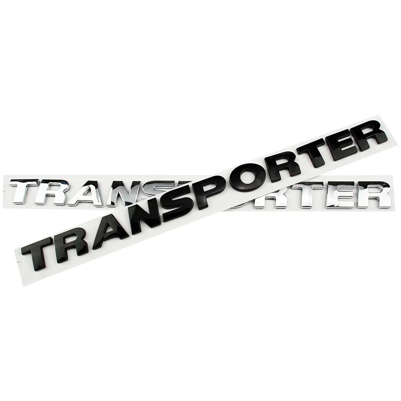 PET1 Car ABS Trunk Letters Words Logo Badge Emblem Decals Sticker For Volkswagen VW TRANSPORTER T4 T5 T6 T7 T8 Styling Accessories