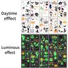 Luminous Temporary Tattoos Stickers UV Glow Fluorescent in the Dark For Body Face Tattoo Stickers Party Accessorie Props