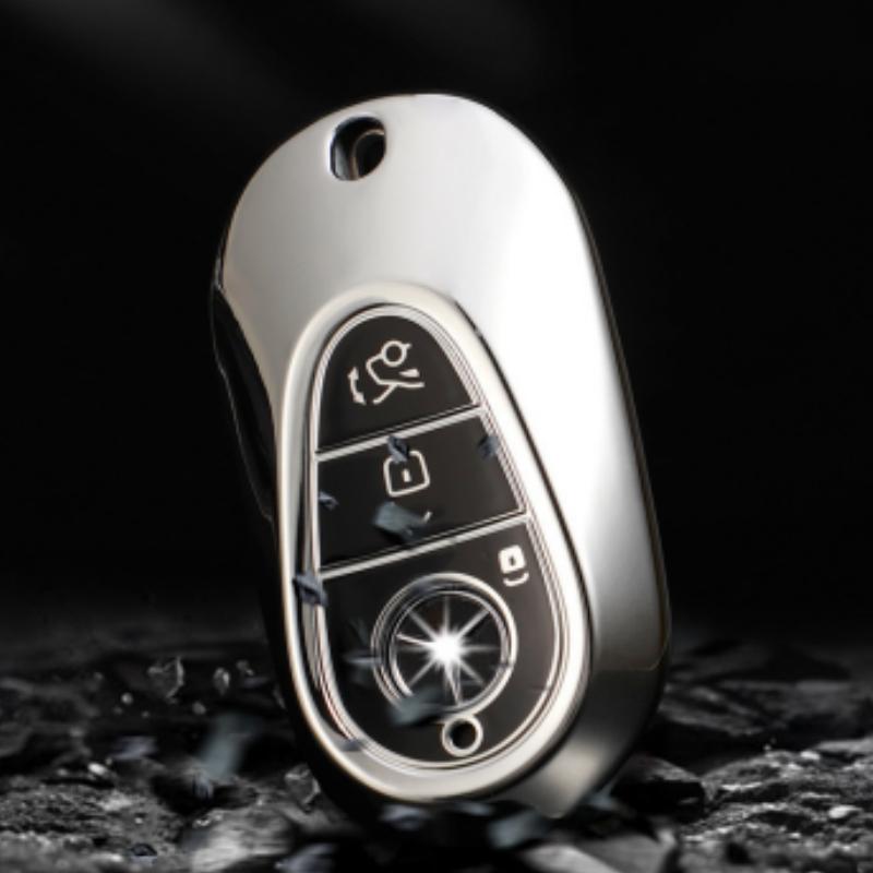 Чехол для дистанционного ключа автомобиля из ТПУ для Benz CE Class W223 W206 C260 C300 S450 S500 S400 Защитные аксессуары для бесключевого доступа
