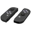 EXtremeRate Прозрачные кнопки действия Face Buttons для Switch Switch OLED Символы Новая Надежда Серый Joy-Con ABXY, Направления, Home, Capture, + и - Кнопки, &