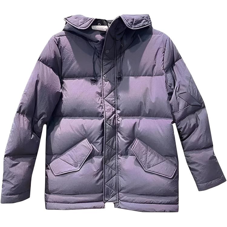 Jordan Мужская куртка с капюшоном на молнии, однотонная, на утином пуху, BQ4171-015