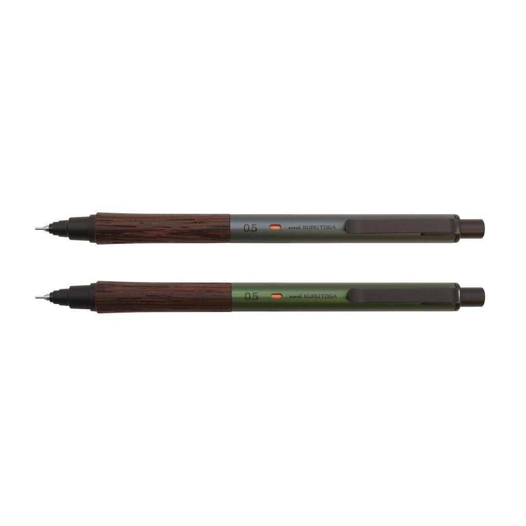 Механический карандаш Kuru Toga Wood, 0,5 мм, Зеленый, M5KW1P.88