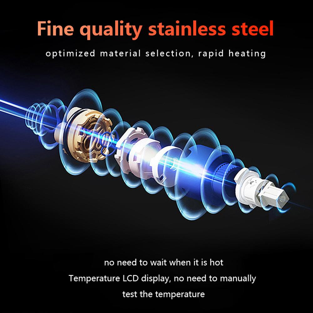 Electric Water Heaters Tap Instant Water Heaters Faucets Speed Hot Tap LCD Digital Temperature