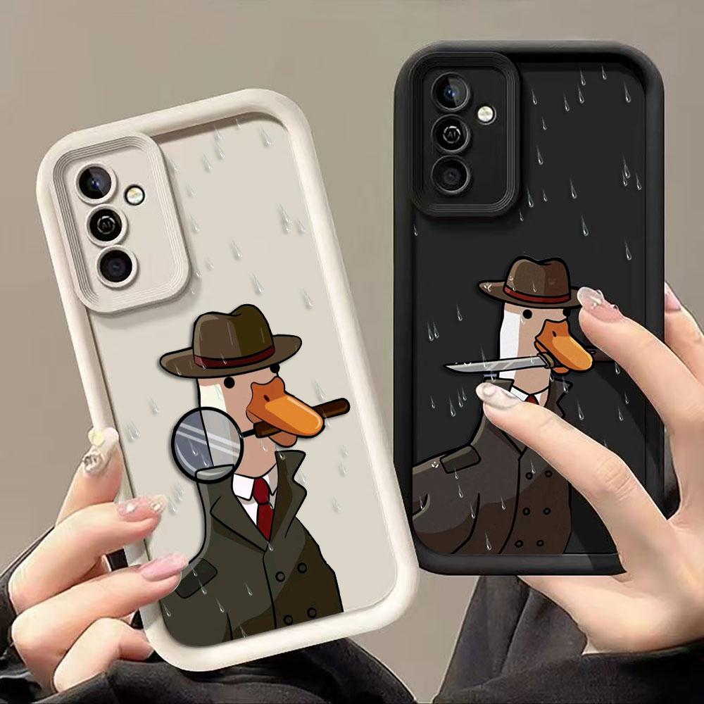 Милый забавный чехол-утка для телефона OPPO RENO 15 15F F31 2F 2Z 5 5F 6 7 7Z 8 8Z 8T 10 11 11F 12 12F 13 13F 14 Pro PLUS Чехол-обложка