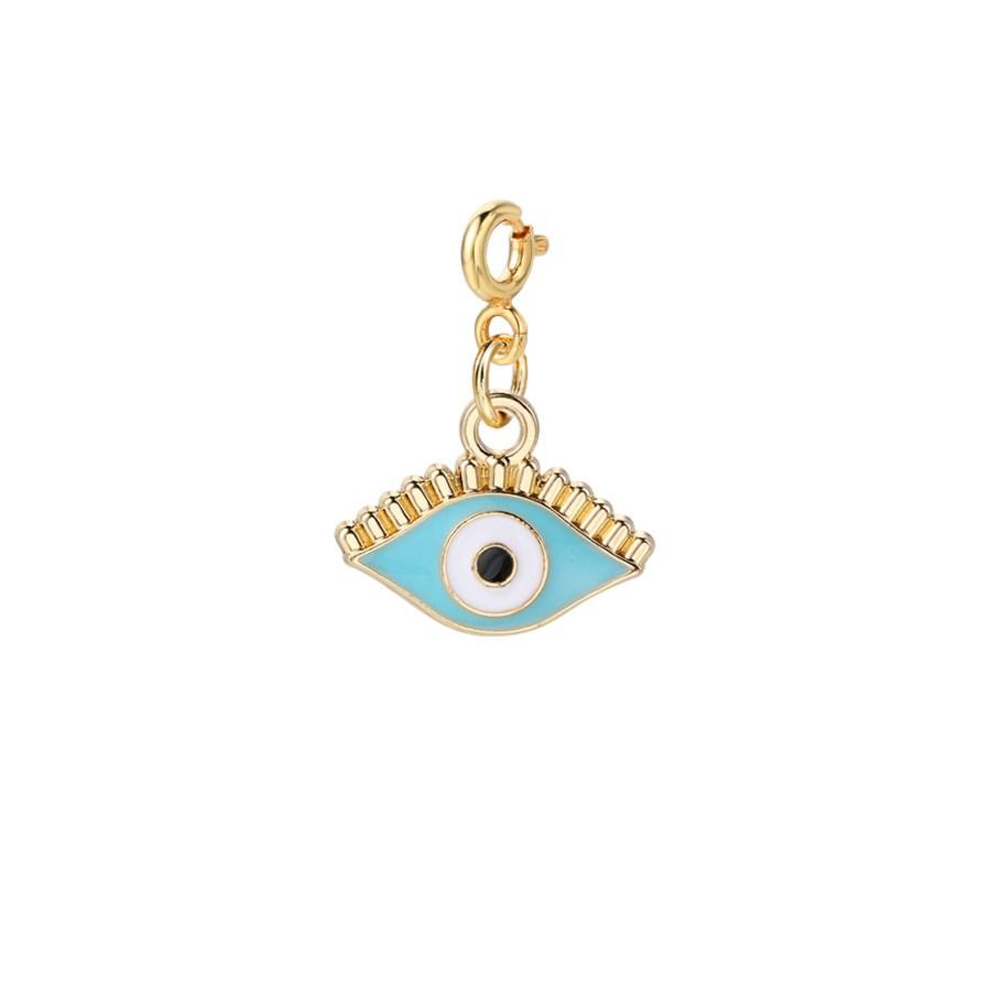 Punk Y2K Pendant Charm For Women Men Devil Eye Personality Fashion Stainless Steel DIY Making Jewely Accessories Wholesale
