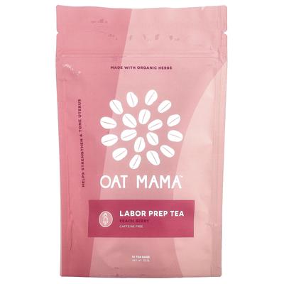 Oat Mama Чай для подготовки к родам, персиково-ягодный, 14 пакетиков, 32 г