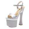 High Heels, Sandals, Women's Work Shoes, Catwalk Pole Dancing Shoes, Crystal Soles