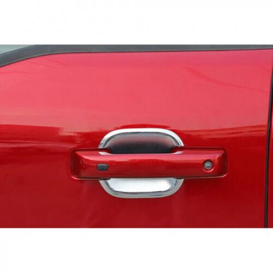 For Ford F-150 - 24-2025 Chrome Car Door Handle Bowl Cup Cover Trim