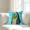 Милая наволочка на подушку P-pepe Лягушонок, декоративная наволочка, наволочка с принтом, наволочка для дивана