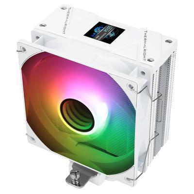 Thermalright Assassin Spirit 120 Vision ARGB Белый Воздушный Кулер для ЦП для Настольного ПК Высота 154 мм Экран для Отображения ПК для Радиатора ЦП, Кулер, Кулер,