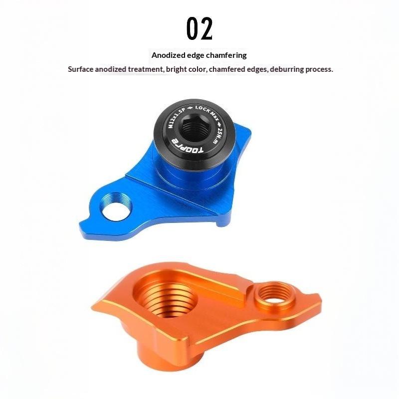 Direct Mount Bicycle Rear Derailleur Hanger Anti-Corrosion Thru-Axle Frame Compatible for Road Mountain Bike Accessories