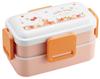 Bento Fluffy Made In Sanrio Hello Pastel Vivid Watercolor Floral Box, Serving, Two-Tier, 600ml, Japan, Kitty, Print, Girl's, PFLW4-A