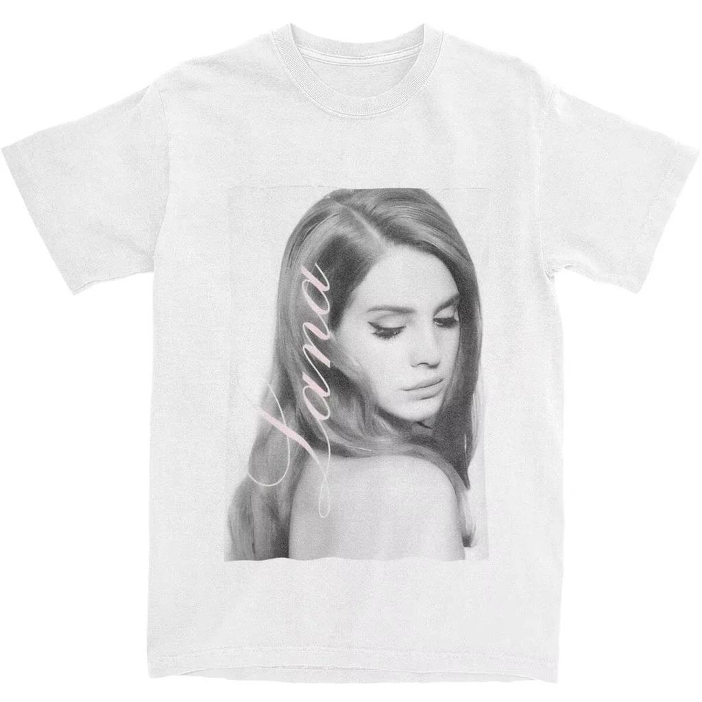 Singer Lana Del Rey Outfit T Shirts Tee Clothing Summer Men's Women Top Tee Short Sleeve Streetwear Loose Casual Trendy#Color