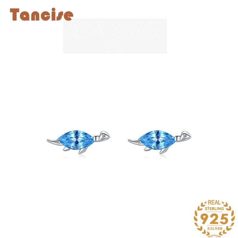 Танциз стерлингового серебра 925 пробы циркон серьги серьги-капли для женщин подарки на свадьбу