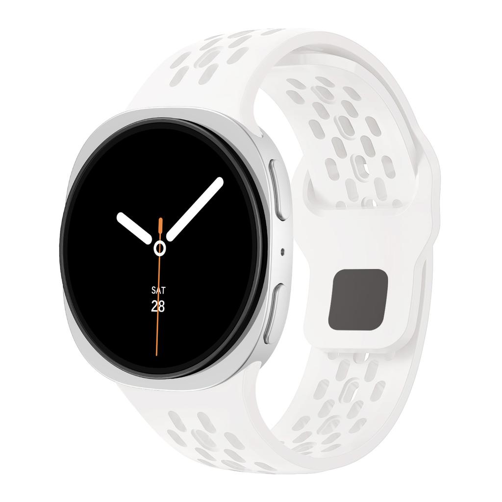 Резиновый ремешок для Samsung Galaxy watch 8/8 classic 46мм/44мм/40мм Дышащий спортивный браслет на запястье Correa Galaxy watch8 Ремешок