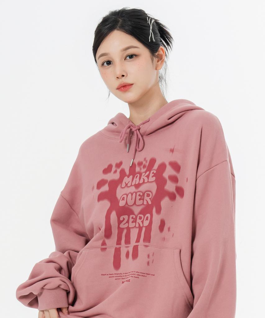 Мягкая толстовка с капюшоном Mods Love Oversized Розовый