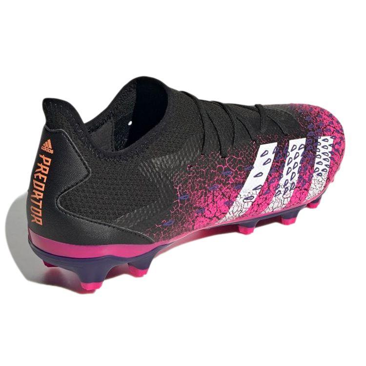 Adidas Бутсы Predator Freak .3 Mg Мужские Футбольные Бутсы Черные Розовые FZ3706