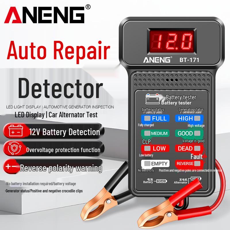 ANENG 12V Тестер аккумулятора для автомобилей, электромобилей и мотоциклов - Модели BT171/BT172