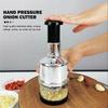Ручной кухонный измельчитель для продуктов, ручной измельчитель с отжимом, мясорубка для лука, чеснока, орехов, эффективный артефакт для очистки лука и чеснока