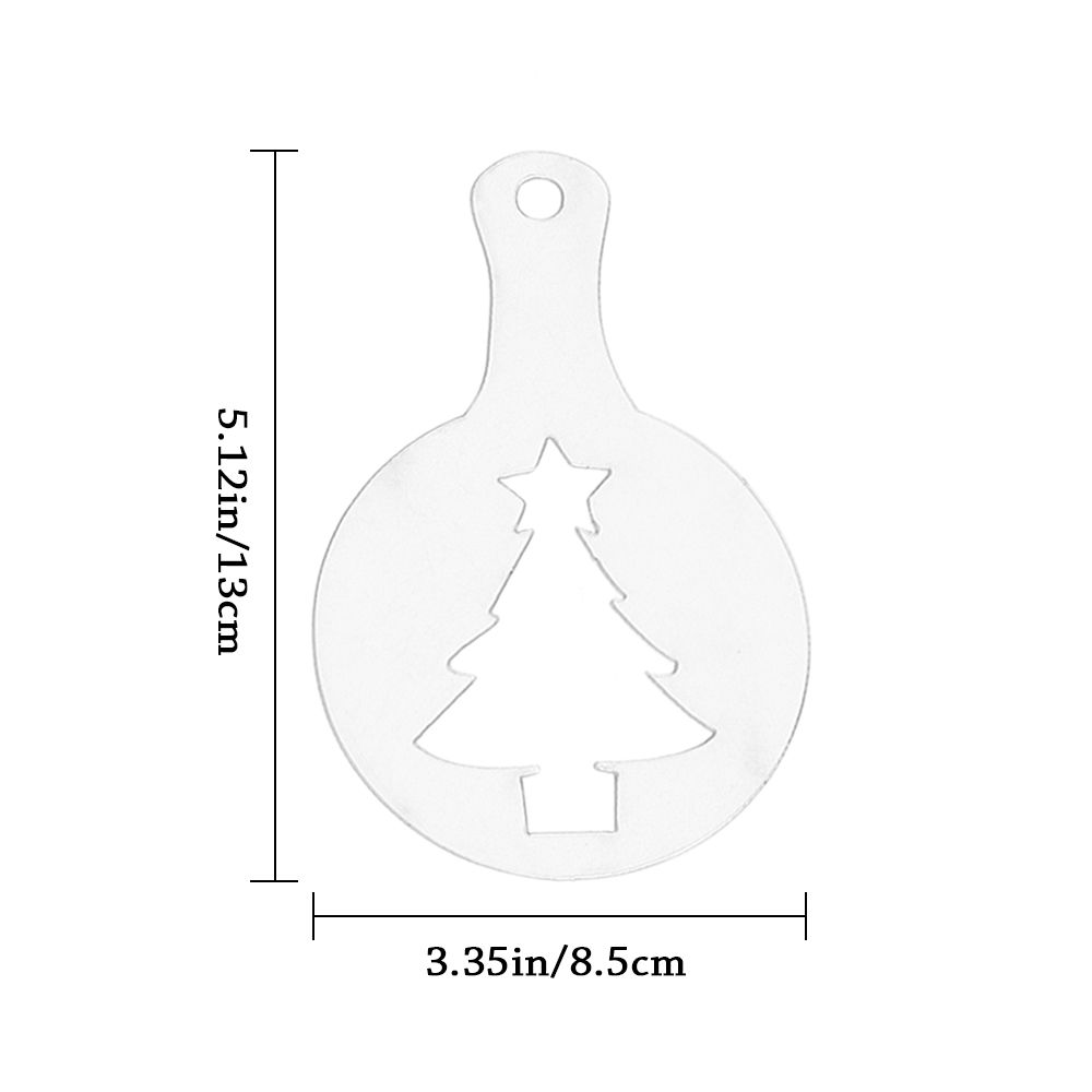 Plastic Coffeeware Pastry Tools Cookies Mould Fancy Drawing Mold Biscuit Mold Coffee Stencil