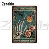 Металлическая табличка с черепом и текстом «Твои салфетки, мой господин», винтажная жестяная табличка «Цветок-скелет», забавная металлическая табличка, декор для ванной комнаты