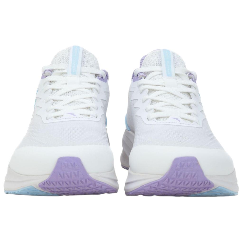 Anta Беговые кроссовки 4-го поколения, удобные, амортизирующие, прочные, с низким верхом, для тренировок, для города, для бега, женские, белые, синие, 122535585R-2