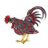 [Профессиональная Курица] Брошь Петух по Знаку Зодиака Мужская и Женская Жизненные Украшения Милый Золотой Значок-Корсаж