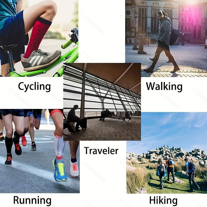 Unisex Double Zipper Sports Compression Socks for Outdoor Activities, Designed to Slim The Legs And Provide Calf Support.