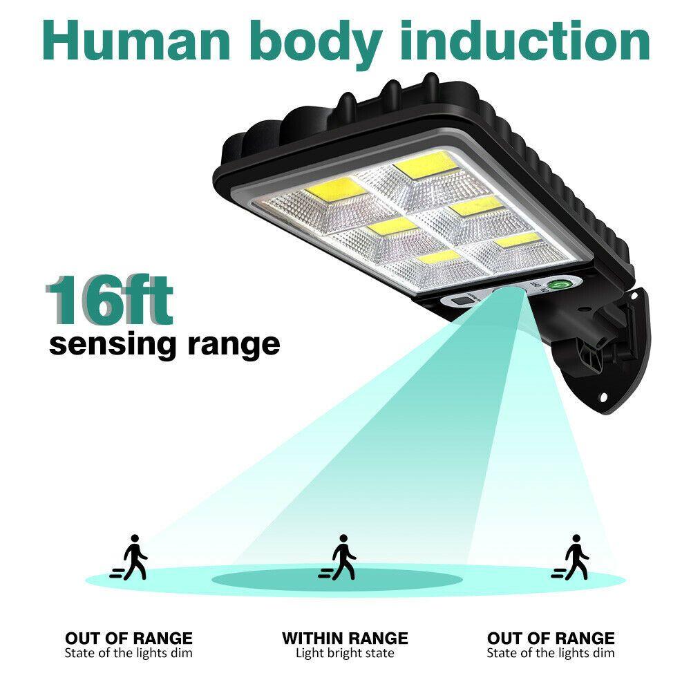 Outdoor Lighting Security Street Outdoor 600W Motion Sensor LED Solar Lamp Wall Light
